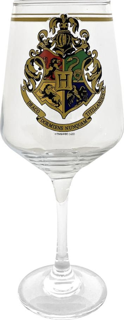 CALICE VETRO STEMMA HOGWARTS