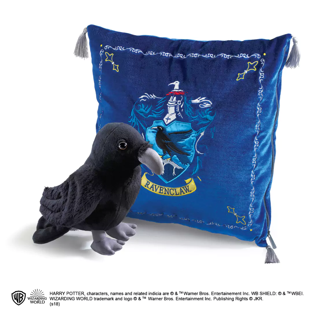 [1011001] CUSCINO CON PELUCHE CORVO